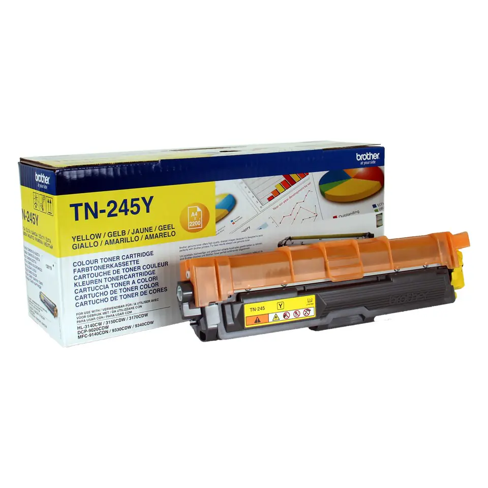 ⁨Brother TN-245Y toner cartridge 1 pc(s) Original Yellow⁩ at Wasserman.eu