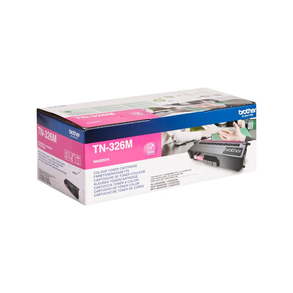 ⁨Toner Brother czerwony TN326M=TN-326M, 3500 str.⁩ w sklepie Wasserman.eu