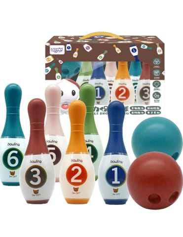 ⁨WOOPIE Kolorowe Kręgle dla Dzieci Cyferki⁩ w sklepie Wasserman.eu