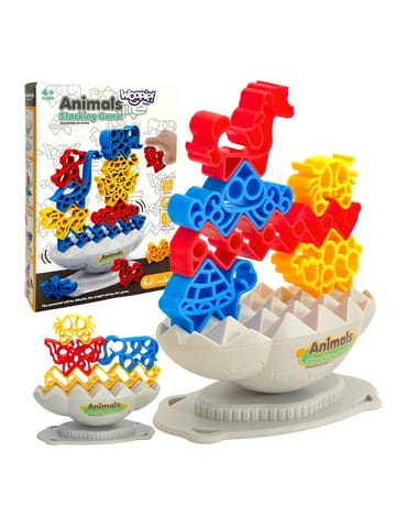 ⁨WOOPIE Gra Zręcznościowa "Balansujące Zwierzaki" Wieża Zwierzątek⁩ w sklepie Wasserman.eu