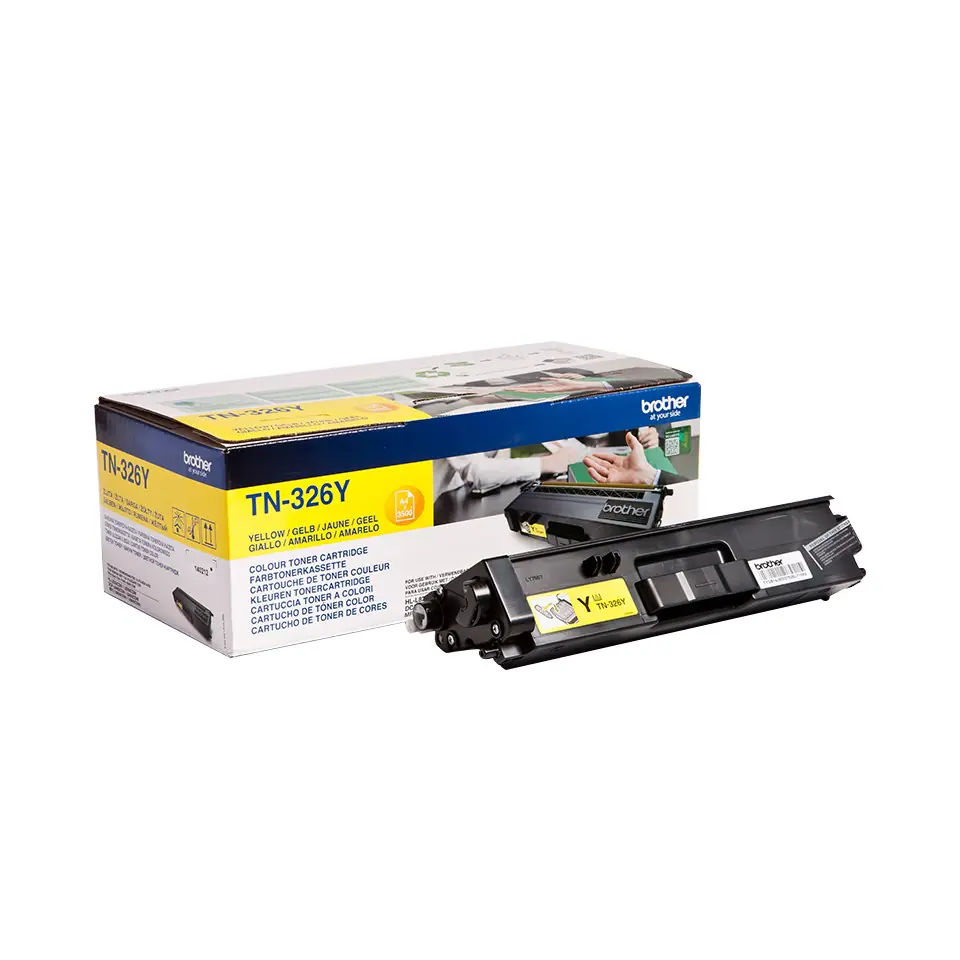 ⁨Toner Brother żółty TN326Y=TN-326Y, 3500 str.⁩ w sklepie Wasserman.eu