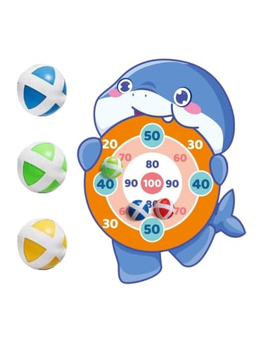 ⁨WOOPIE Gra Zręcznościowa w Rzutki na Rzepy Tarcza Rekin⁩ w sklepie Wasserman.eu