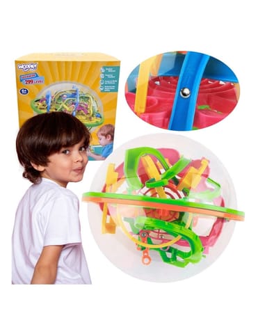 ⁨WOOPIE Labirynt Kulkowy 3D 360 Gra Logiczno Zręcznościowa⁩ w sklepie Wasserman.eu