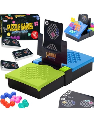 ⁨WOOPIE IQ Gra Logiczna Strategiczna Trening Mózgu "Head to Head" Układanie Wzoru na Czas⁩ w sklepie Wasserman.eu