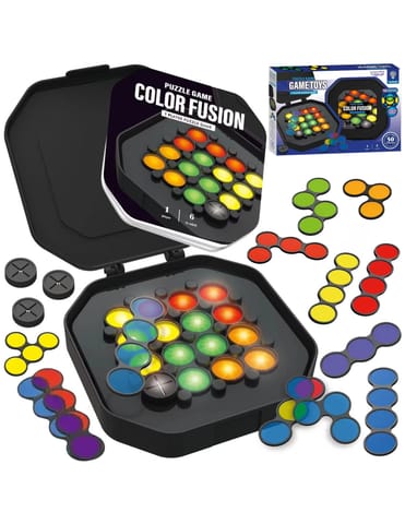 ⁨WOOPIE IQ Gra Logiczna "Ułóż Wzór" Trening Mózgu Nauka Mieszania Kolorów⁩ w sklepie Wasserman.eu