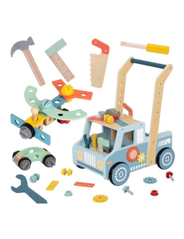 ⁨TOOKY TOY Drewniany Chodzik Samochód Mini Warsztat STEM⁩ w sklepie Wasserman.eu