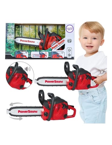 ⁨WOOPIE Piła Motorowa Łańcuchowa Dla Dzieci Gumowy Obrotowy Łańcuch⁩ w sklepie Wasserman.eu