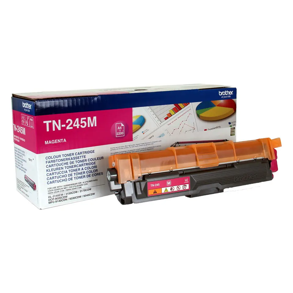 ⁨Toner Brother czerwony TN245M=TN-245M, 2200 str.⁩ w sklepie Wasserman.eu