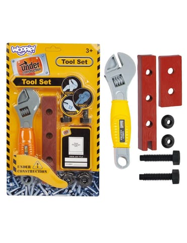 ⁨WOOPIE Zestaw Narzędzi Małego Majsterkowicza Klucz Nastawny⁩ w sklepie Wasserman.eu