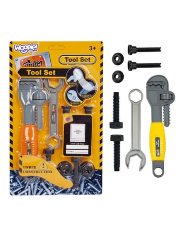 ⁨WOOPIE Zestaw Narzędzi Małego Majsterkowicza Klucz Nastawny Hakowy⁩ w sklepie Wasserman.eu