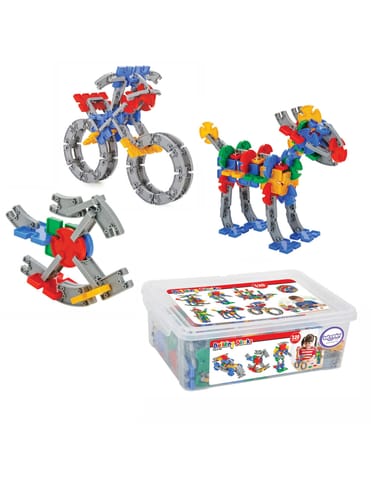 ⁨WOOPIE Zestaw Konstrukcyjnych Klocków w Skrzynce 320 szt.⁩ w sklepie Wasserman.eu