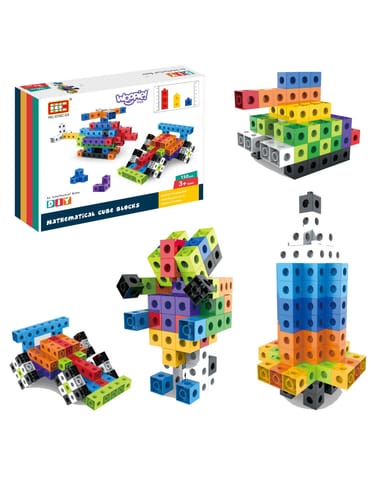 ⁨WOOPIE Klocki Konstrukcyjne 3D Sześciany 150 el.⁩ w sklepie Wasserman.eu