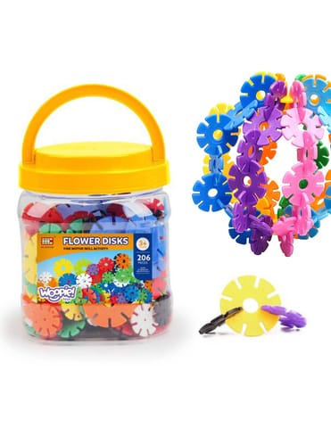 ⁨WOOPIE Klocki Konstrukcyjne Wafle Jeżyki w Tubie 206 el.⁩ w sklepie Wasserman.eu