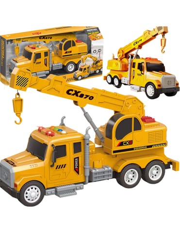 ⁨WOOPIE Interaktywny Dźwig z Ruchomym Hakiem Ciężarówka 1:14⁩ w sklepie Wasserman.eu