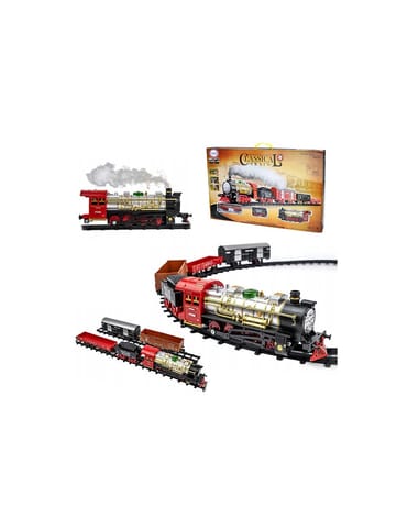 ⁨WOOPIE Klasyczny Pociąg Elektryczny Kolejka Tor Dźwięk Światło + 29 Akc.⁩ w sklepie Wasserman.eu