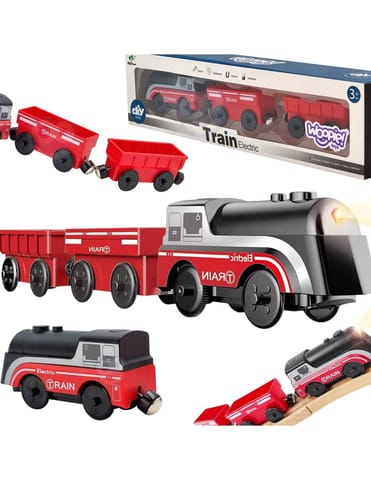 ⁨WOOPIE Lokomotywa Elektryczna Pociąg Wagony na Magnes⁩ w sklepie Wasserman.eu