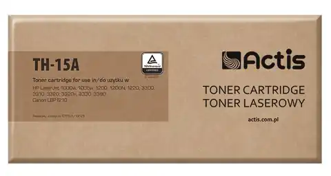 ⁨Actis TH-15A Toner (zamiennik HP 15A C7115A, Canon EP-25; Standard; 2500 stron; czarny)⁩ w sklepie Wasserman.eu
