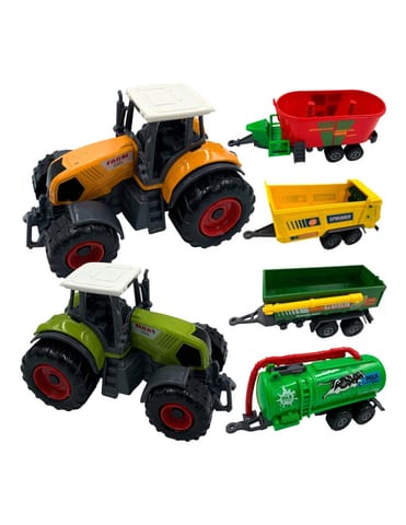 ⁨WOOPIE Zestaw Mini Farmera Traktory z Przyczepami⁩ w sklepie Wasserman.eu