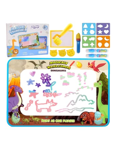 ⁨WOOPIE Magiczna Mata Wodna do Malowania XXL Pieczątki Cyferki 100x80 cm⁩ w sklepie Wasserman.eu