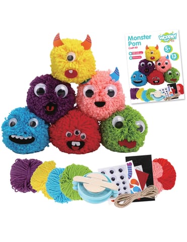 ⁨WOOPIE ART&FUN Zestaw Kreatywny Zrób Potworka Monster Pom⁩ w sklepie Wasserman.eu