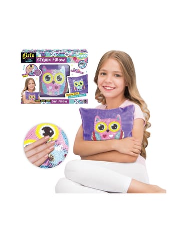 ⁨WOOPIE ART&FUN Zestaw Kreatywny Poduszka do Ozdobienia Sówka⁩ w sklepie Wasserman.eu