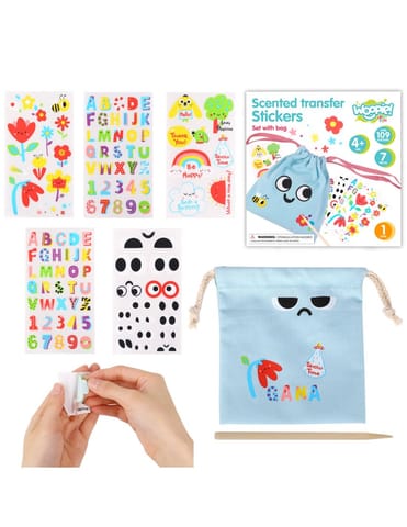 ⁨WOOPIE ART&FUN Zestaw Kreatywny Zrób Torebkę Dekorowanie Woreczka Imię Dziecka DIY⁩ w sklepie Wasserman.eu