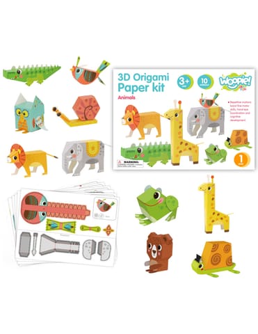 ⁨WOOPIE ART&FUN Zestaw Kreatywny Origami 3D Zrób to Sam 10 Zwierzaków⁩ w sklepie Wasserman.eu