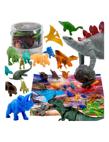 ⁨WOOPIE Zestaw Figurki Dinozaury 34 szt.⁩ w sklepie Wasserman.eu