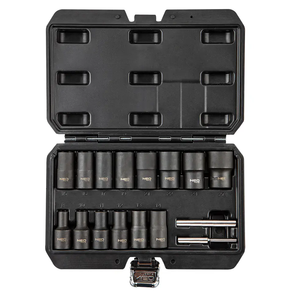 ⁨1/2" sockets for damaged nuts - set of 16 pcs.⁩ at Wasserman.eu