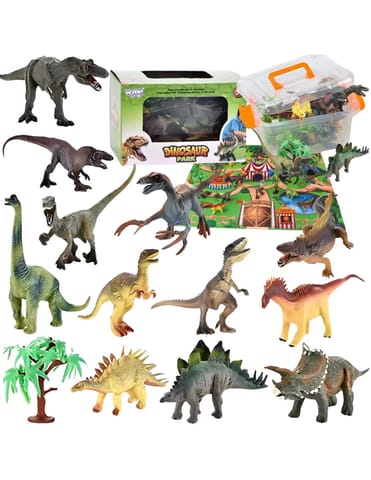 ⁨WOOPIE Zestaw Park Dinozaurów Figurki + Mata i Akcesoria 23 el.⁩ w sklepie Wasserman.eu