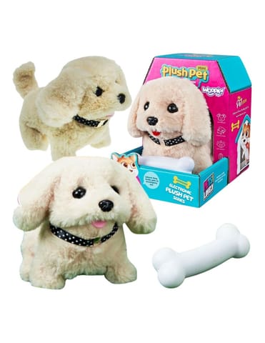 ⁨WOOPIE Piesek Interaktywny Pluszak z Kością Bichon Golden Retriever⁩ w sklepie Wasserman.eu