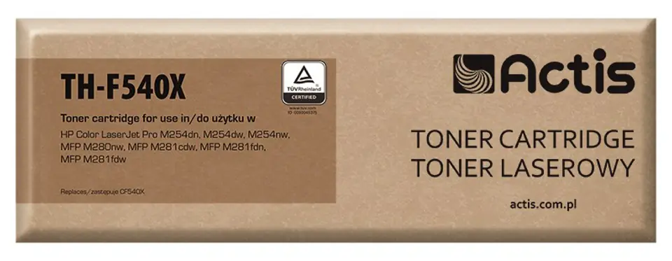 ⁨Actis TH-F540X toner (replacement for HP 203X HP203X CF540X; Standard; 3200 pages; black)⁩ at Wasserman.eu