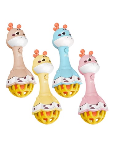 ⁨WOOPIE BABY Grzechotka Żyrafka Sensoryczna Gryzak z Muzyką Montessori 1 szt.⁩ w sklepie Wasserman.eu