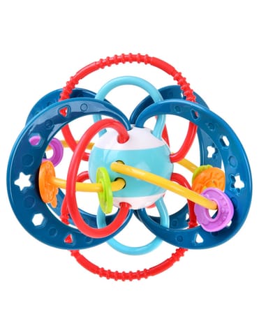 ⁨WOOPIE BABY Zabawka Sensoryczna 2w1 Gryzak Grzechotka Montessori⁩ w sklepie Wasserman.eu