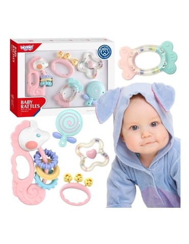 ⁨WOOPIE BABY Zestaw Gryzaków Grzechotek Sensorycznych⁩ w sklepie Wasserman.eu