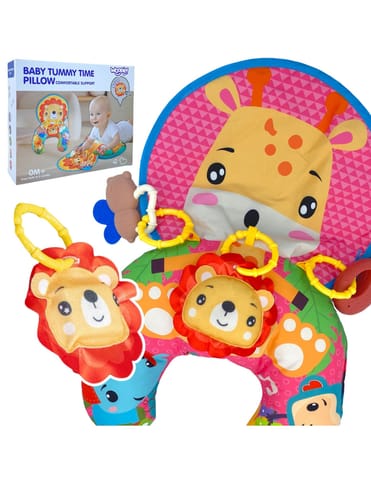 ⁨WOOPIE BABY Poduszka Rogal Interaktywna Mata Edukacyjna Grzechotka Gryzak⁩ w sklepie Wasserman.eu