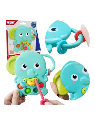 ⁨WOOPIE BABY Gryzak Sensoryczny Słonik Montessori 4w1⁩ w sklepie Wasserman.eu