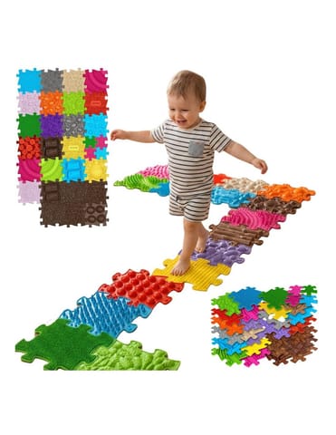 WOOPIE Mata Sensoryczna Ortopedyczna Royal Puzzle 26 el. + 4 małe w sklepie Wasserman.eu