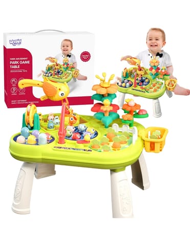 ⁨WOOPIE BABY Interaktywny Multistolik Edukacyjny 8w1 Montessori⁩ w sklepie Wasserman.eu