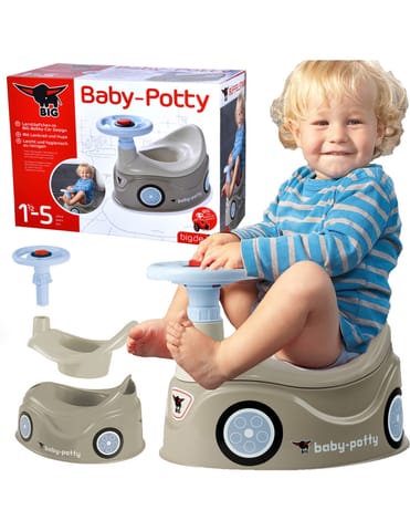 ⁨BIG Nocnik Szary New Bobby Car Autko Kierownica⁩ w sklepie Wasserman.eu