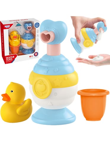⁨WOOPIE BABY Zabawki do Kąpieli Kubeczek + Kaczuszka + Dozownik Mydła Zestaw⁩ w sklepie Wasserman.eu