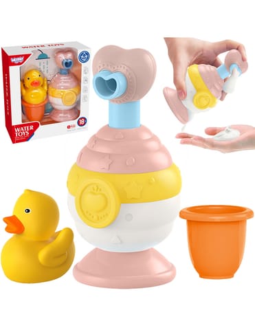 ⁨WOOPIE BABY Zabawki do Kąpieli Kubeczek + Kaczuszka + Dozownik Mydła Zestaw⁩ w sklepie Wasserman.eu