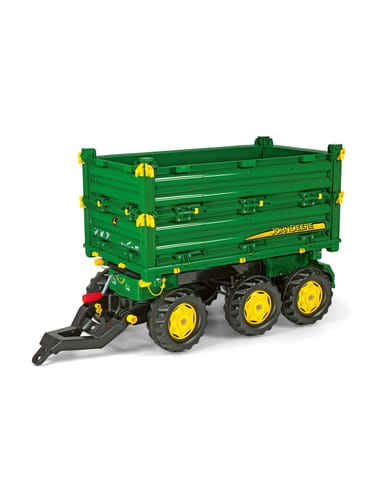⁨Rolly Toys rollyMulti Trailer -  Przyczepa Wywrotka Rolly Multi John Deere 3 osiowa⁩ w sklepie Wasserman.eu