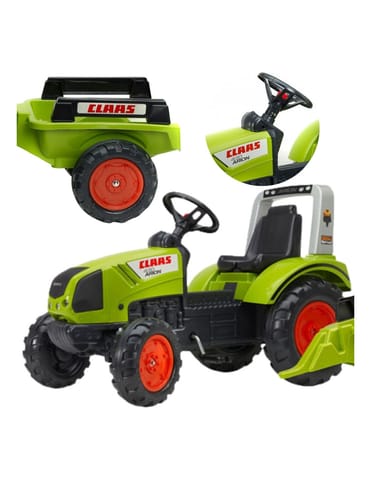 ⁨FALK Traktor na Pedały Claas Duży z Przyczepką od 3 lat⁩ w sklepie Wasserman.eu