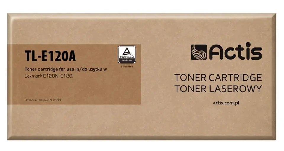 ⁨Actis TL-E120A Toner (replacement for Lexmark 12016SE; Standard; 2000 pages; black)⁩ at Wasserman.eu
