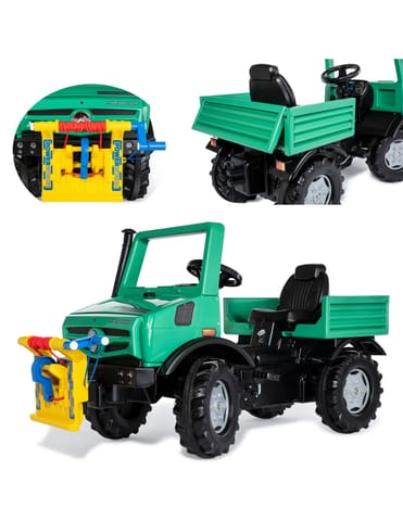 ⁨Rolly Toys RollyUnimog Forst  Mercedes-Benz  Wyciągarka - Ciężarówka Samochód na Pedały⁩ w sklepie Wasserman.eu