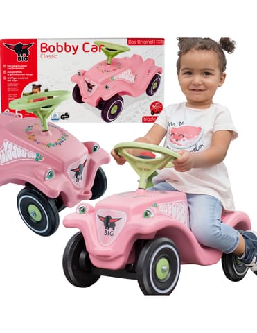 ⁨BIG Jeździk Bobby Car Classic Flower Różowy⁩ w sklepie Wasserman.eu