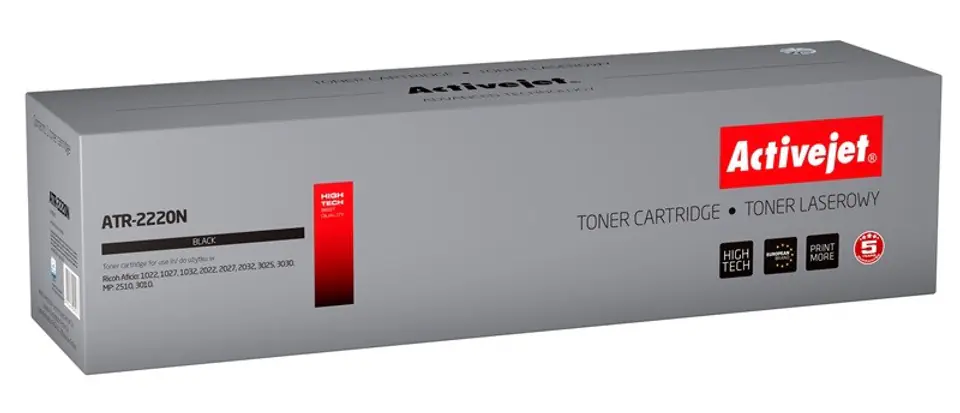 ⁨Activejet ATR-2220N Toner (replacement for Ricoh 2220D 885266; Supreme; 11000 pages; black)⁩ at Wasserman.eu