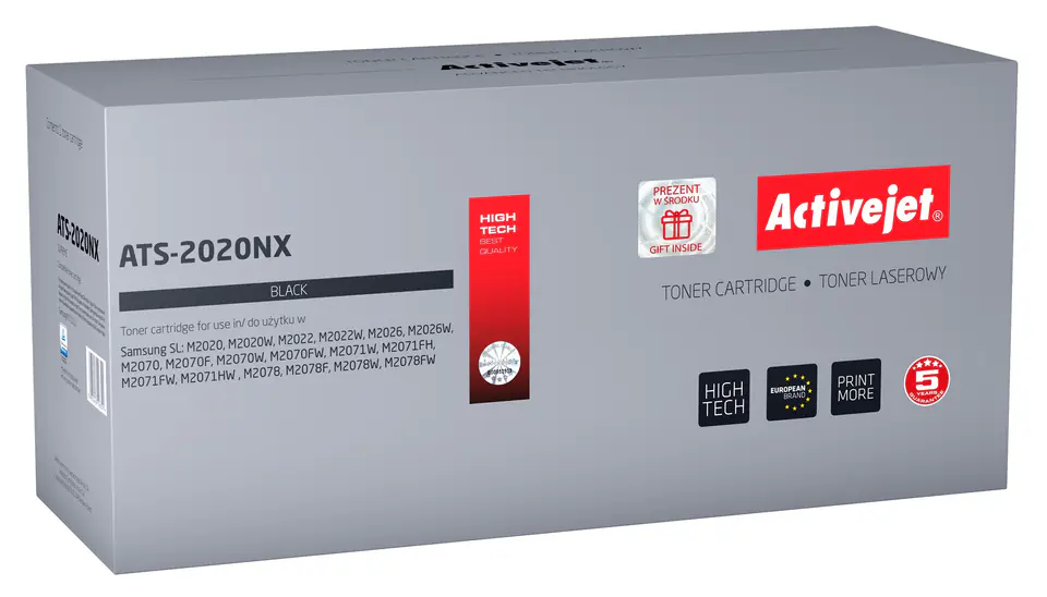 ⁨Activejet ATS-2020NX toner for Samsung printer; Samsung MLT-D111L, MLTD111L replacement; Supreme; 1800 pages; black⁩ at Wasserman.eu