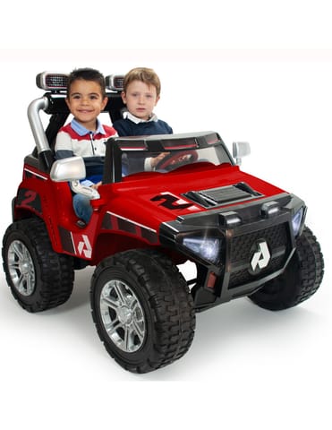 ⁨INJUSA Samochód Na Akumulator 24V Monster Dwuosobowy LED⁩ w sklepie Wasserman.eu